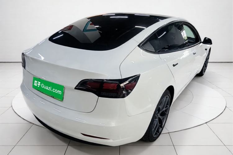 Used Tesla Model 3 2022 Performance High-Performance All-Wheel-Drive Version Rear Right 45 Deg