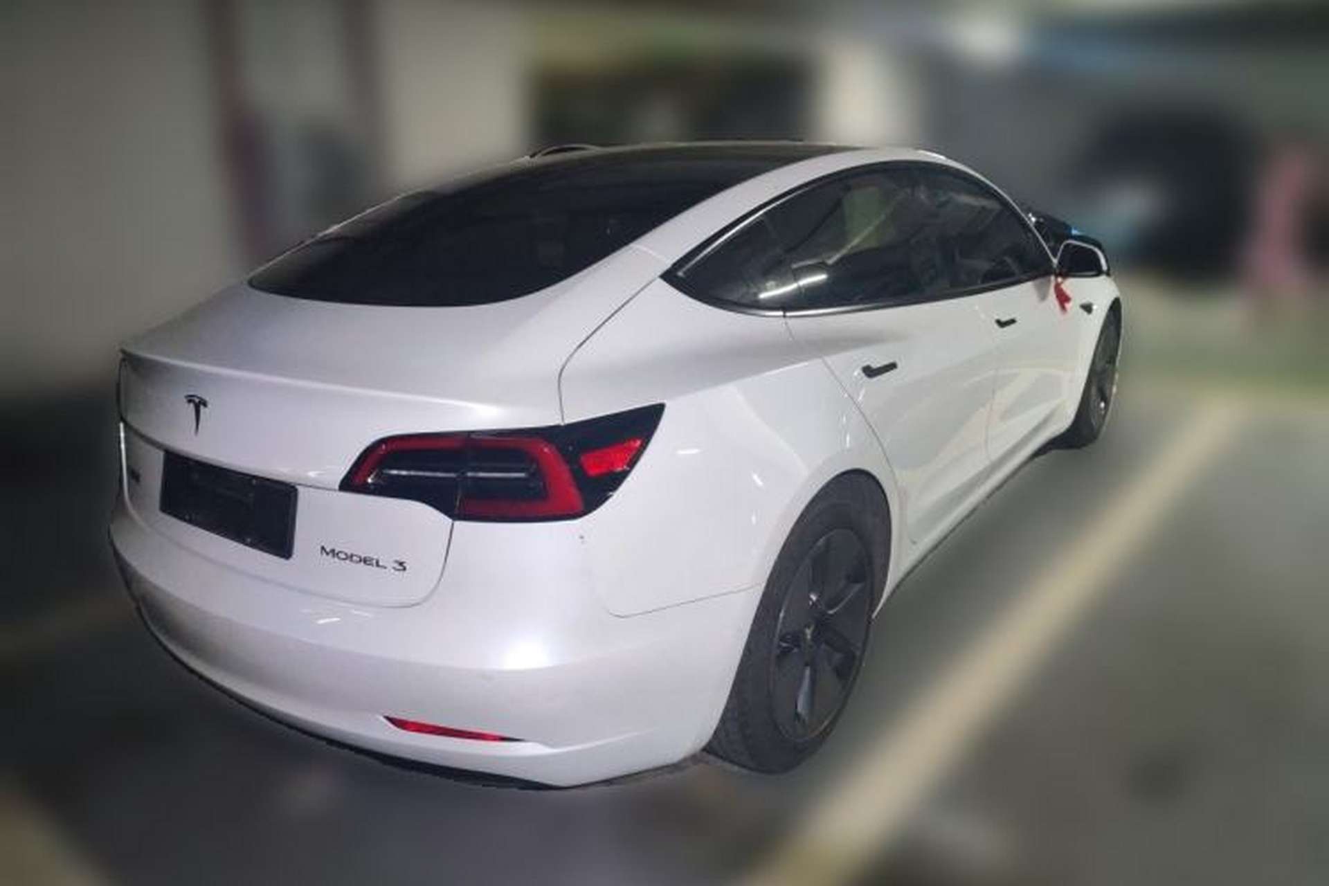 Used Tesla Model 3 2022 Rear-Wheel-Drive Version Rear Right 45 Deg