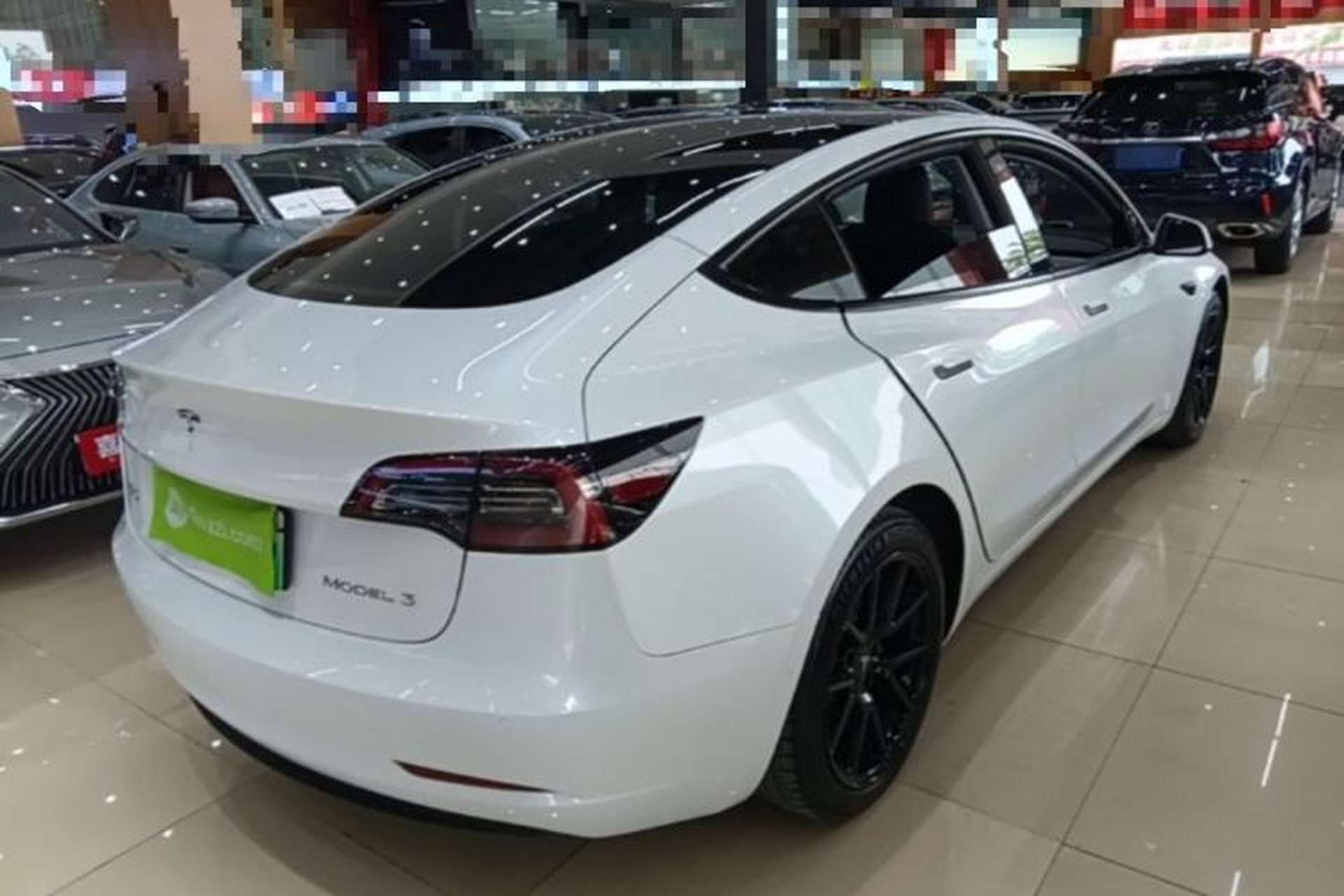 Used Tesla Model 3 2022 Rear-Wheel-Drive Version Rear Right 45 Deg