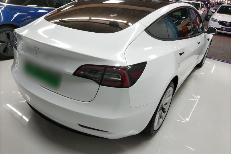 Used Tesla Model 3 2022 Rear-Wheel-Drive Version Rear Right 45 Deg