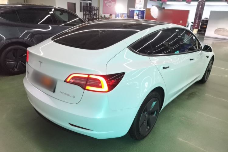 Used Tesla Model 3 2022 Rear-Wheel-Drive Version Rear Right 45 Deg