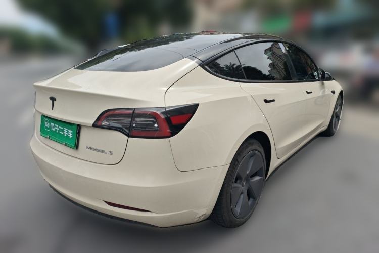 Used Tesla Model 3 2022 Rear-Wheel-Drive Version Rear Right 45 Deg