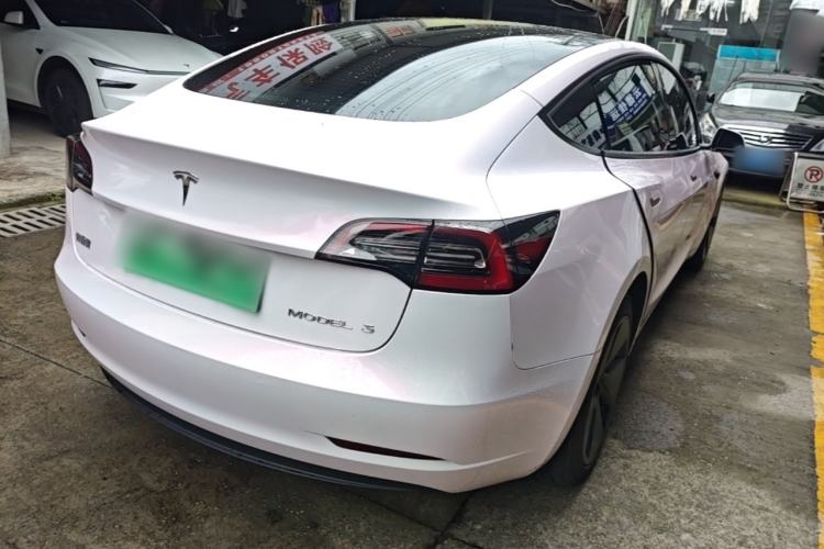Used Tesla Model 3 2022 Rear-Wheel-Drive Version Rear Right 45 Deg
