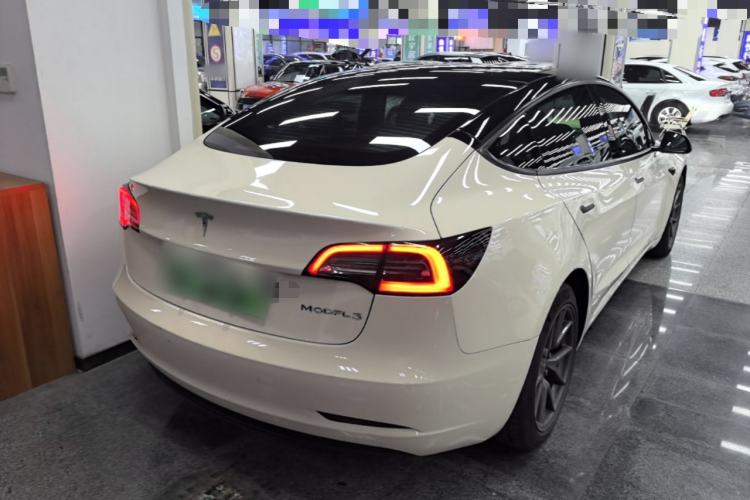 Used Tesla Model 3 2022 Rear-Wheel-Drive Version Rear Right 45 Deg
