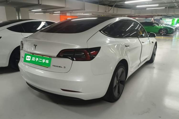 Used Tesla Model 3 2022 Rear-Wheel-Drive Version Rear Right 45 Deg