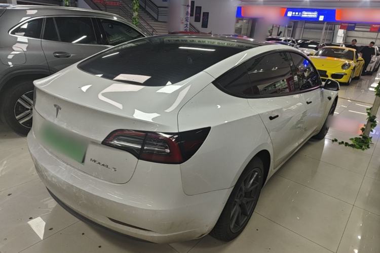 Used Tesla Model 3 2022 Rear-Wheel-Drive Version Rear Right 45 Deg