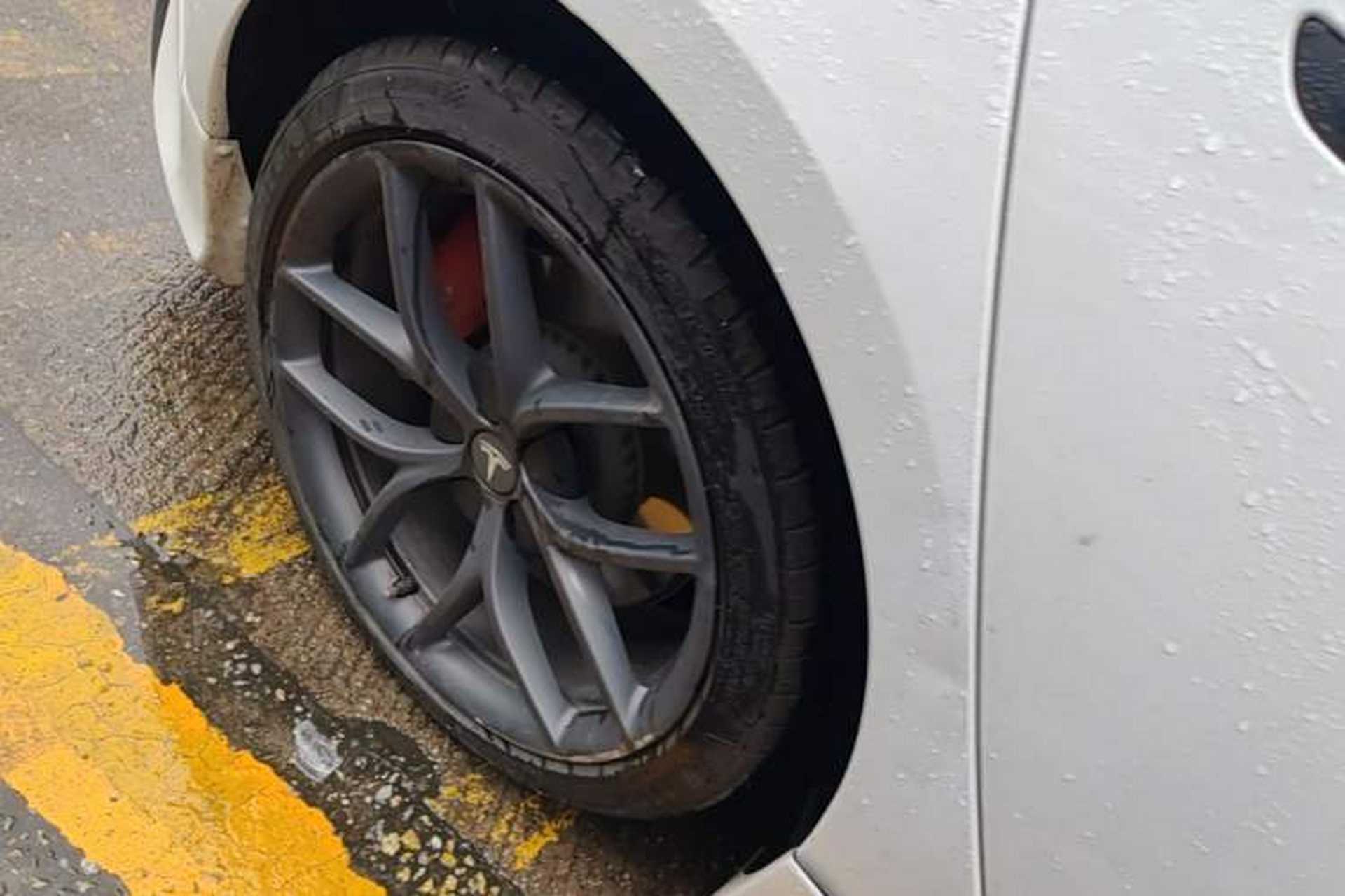 Used Tesla Model 3 2022 Performance High-Performance All-Wheel-Drive Version Right Rear Wheel Hub