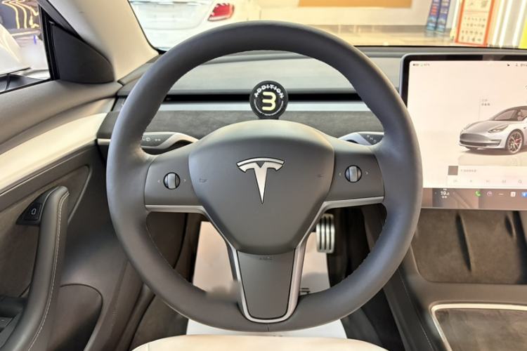 Used Tesla Model 3 2022 Performance High-Performance All-Wheel-Drive Version Steering Wheel