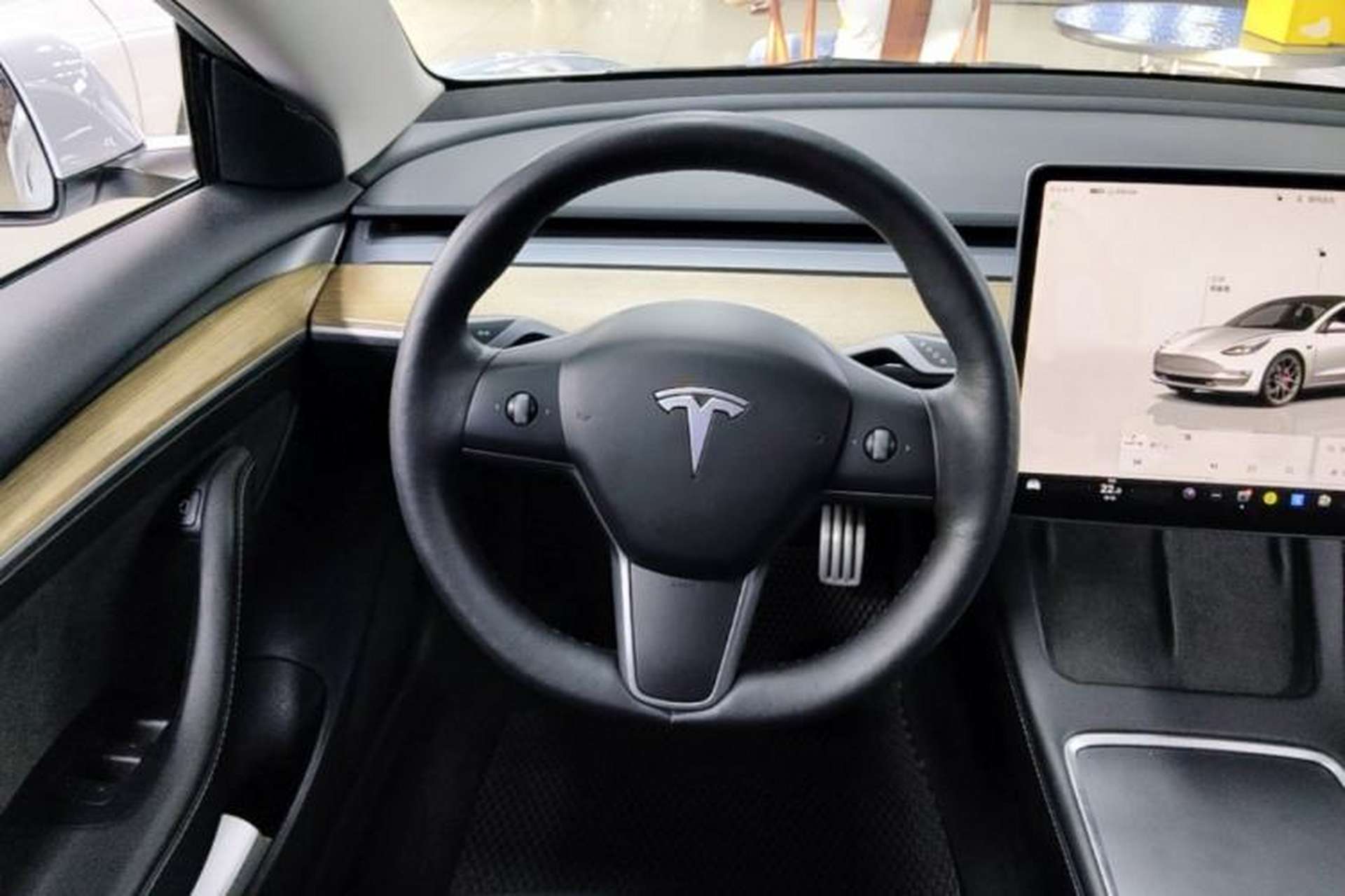 Used Tesla Model 3 2022 Performance High-Performance All-Wheel-Drive Version Steering Wheel