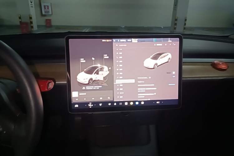 Used Tesla Model 3 2022 Rear-Wheel-Drive Version Audio And AC Panel