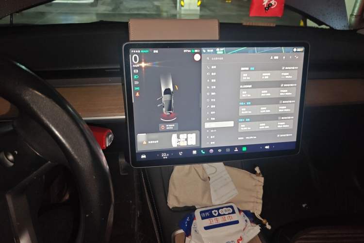 Used Tesla Model 3 2022 Rear-Wheel-Drive Version Audio And AC Panel