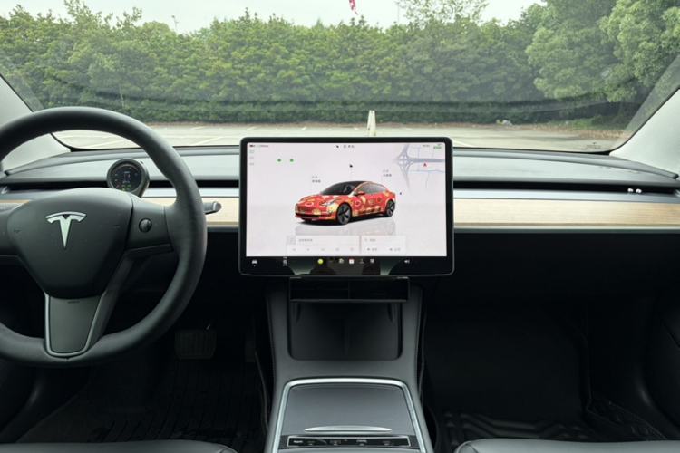 Used Tesla Model 3 2022 Rear-Wheel-Drive Version Audio And AC Panel