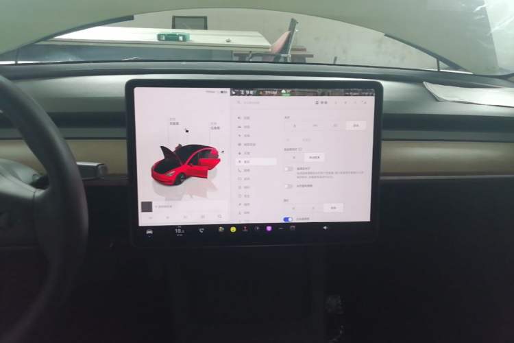 Used Tesla Model 3 2022 Rear-Wheel-Drive Version Audio And AC Panel