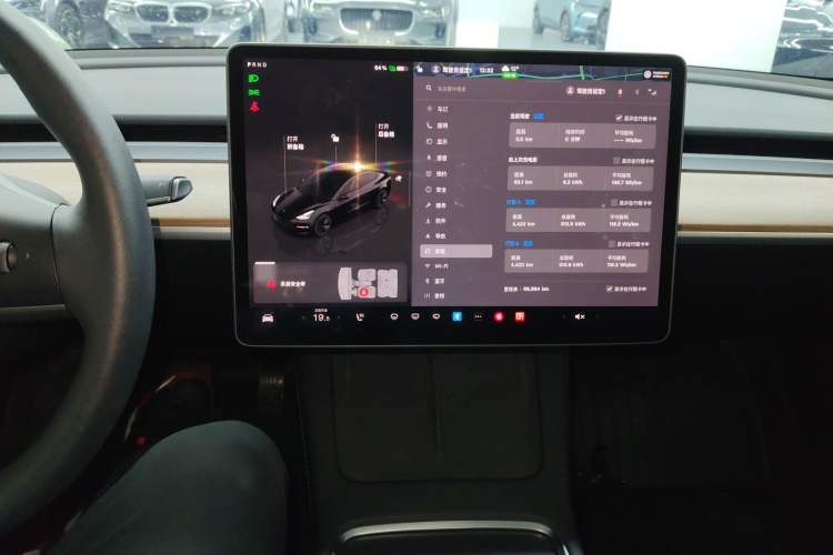 Used Tesla Model 3 2022 Rear-Wheel-Drive Version Audio And AC Panel