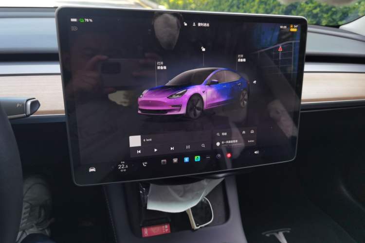 Used Tesla Model 3 2022 Rear-Wheel-Drive Version Audio And AC Panel
