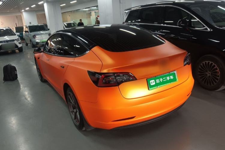 Used Tesla Model 3 2022 Rear-Wheel-Drive Version Rear Left 45 Deg