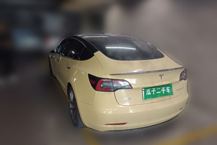 Used Tesla Model 3 2022 Performance High-Performance All-Wheel-Drive Version Rear Left 45 Deg