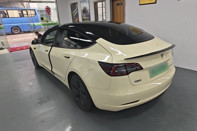 Used Tesla Model 3 2022 Rear-Wheel-Drive Version Rear Left 45 Deg