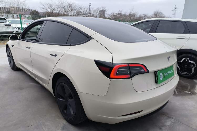Used Tesla Model 3 2022 Rear-Wheel-Drive Version Rear Left 45 Deg