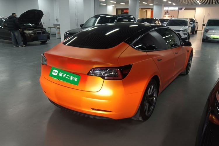 Used Tesla Model 3 2022 Rear-Wheel-Drive Version Rear Right 45 Deg