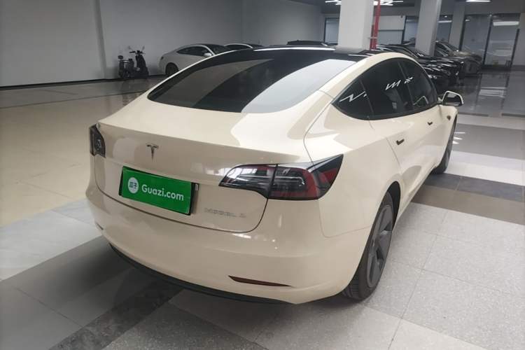 Used Tesla Model 3 2022 Rear-Wheel-Drive Version Rear Right 45 Deg