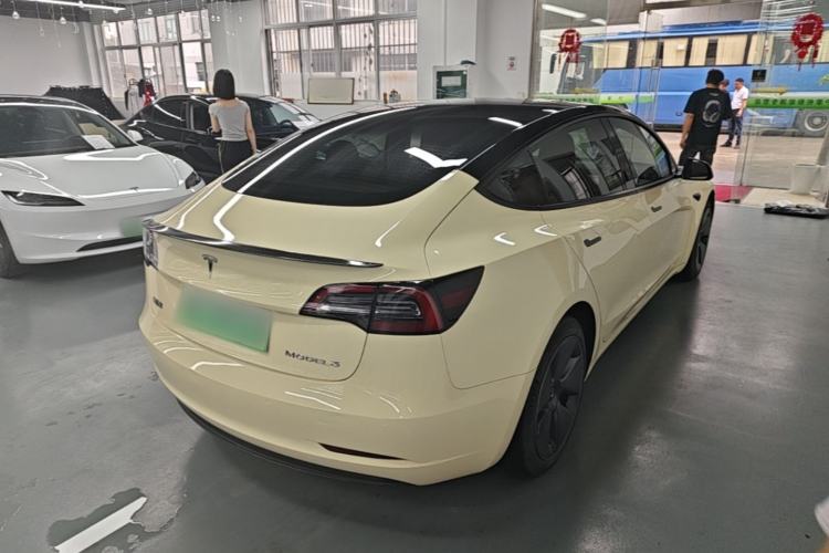 Used Tesla Model 3 2022 Rear-Wheel-Drive Version Rear Right 45 Deg