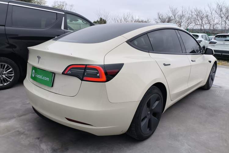 Used Tesla Model 3 2022 Rear-Wheel-Drive Version Rear Right 45 Deg