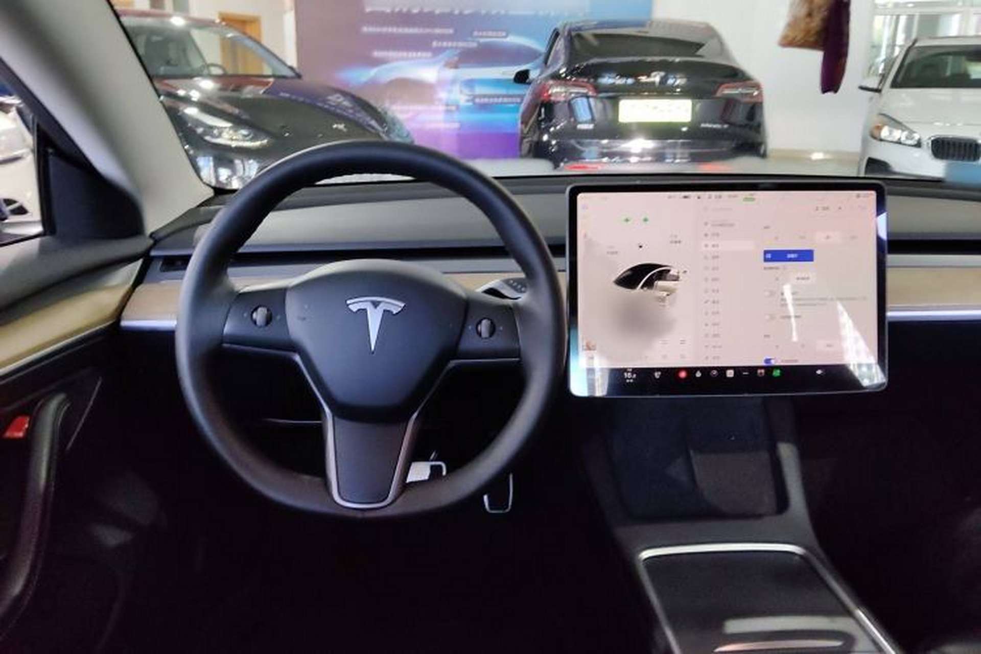 Used Tesla Model 3 2022 Rear-Wheel-Drive Version Steering Wheel