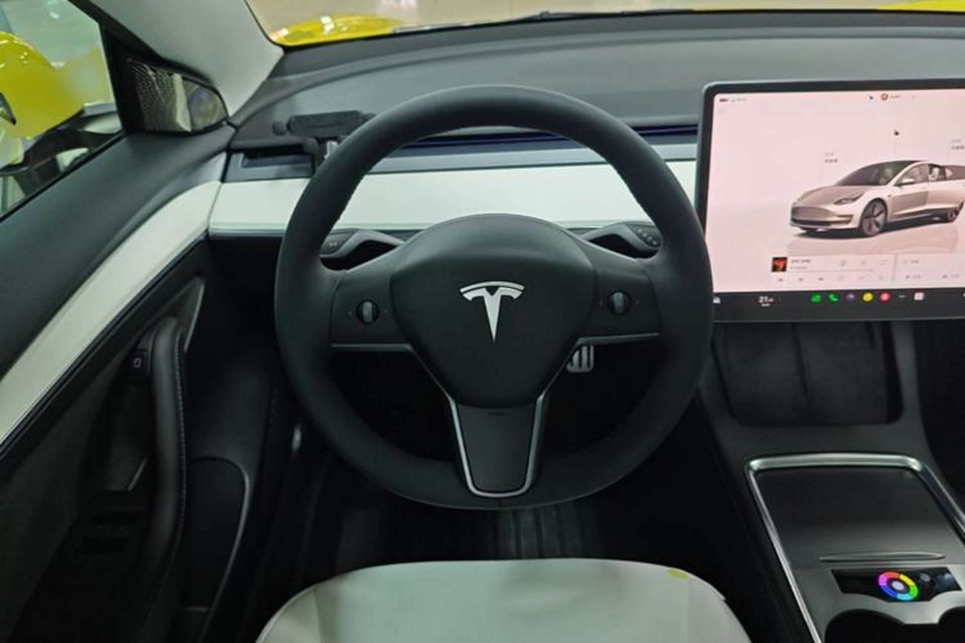 Used Tesla Model 3 2022 Rear-Wheel-Drive Version Steering Wheel