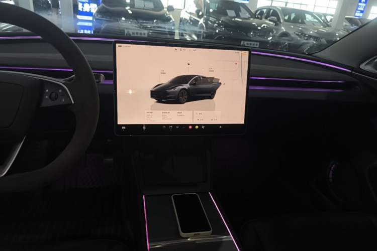 Used Tesla Model 3 2023 Rear-Wheel-Drive Version Audio And AC Panel