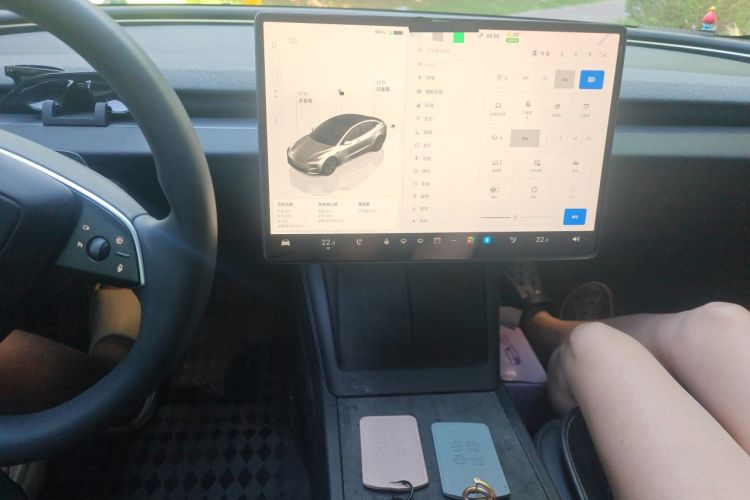 Used Tesla Model 3 2023 Rear-Wheel-Drive Version Audio And AC Panel