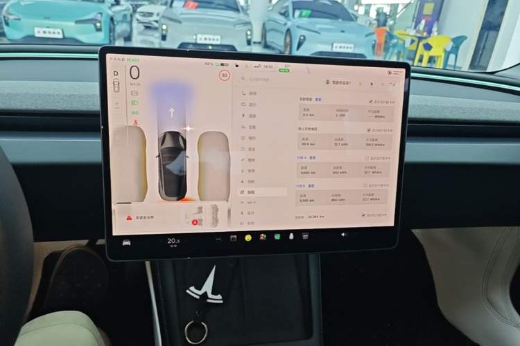Used Tesla Model 3 2023 Rear-Wheel-Drive Version Audio And AC Panel