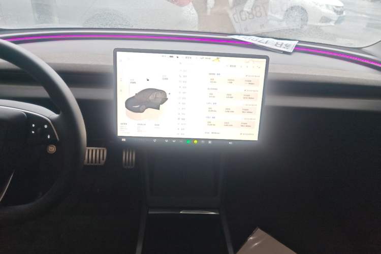 Used Tesla Model 3 2023 Rear-Wheel-Drive Version Audio And AC Panel