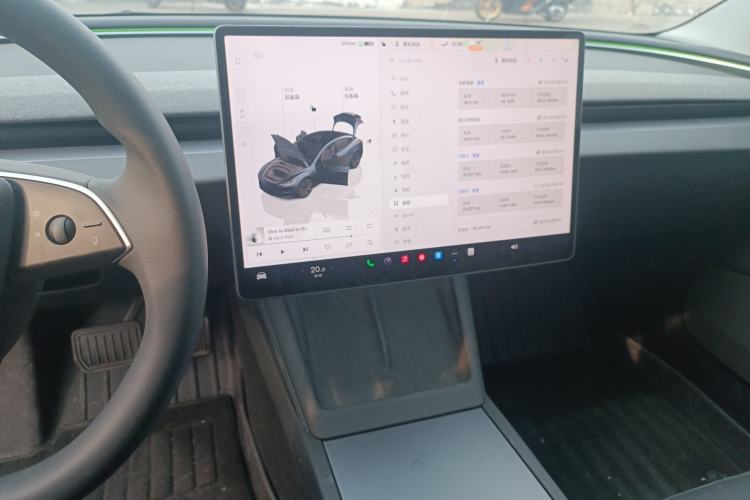 Used Tesla Model 3 2023 Rear-Wheel-Drive Version Audio And AC Panel
