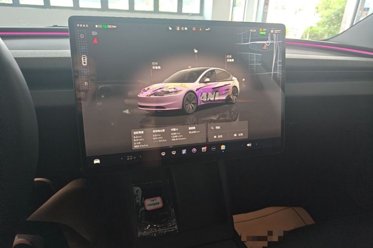 Used Tesla Model 3 2023 Rear-Wheel-Drive Version Audio And AC Panel