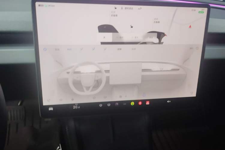Used Tesla Model 3 2023 Rear-Wheel-Drive Version Audio And AC Panel