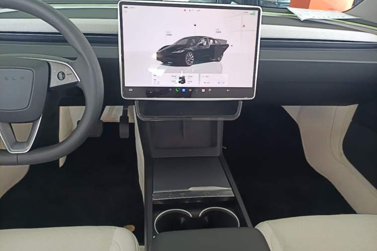 Used Tesla Model 3 2023 Long-Range All-Wheel-Drive Version Audio And AC Panel