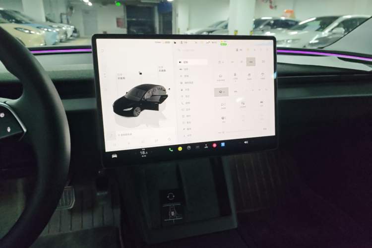Used Tesla Model 3 2023 Rear-Wheel-Drive Version Audio And AC Panel