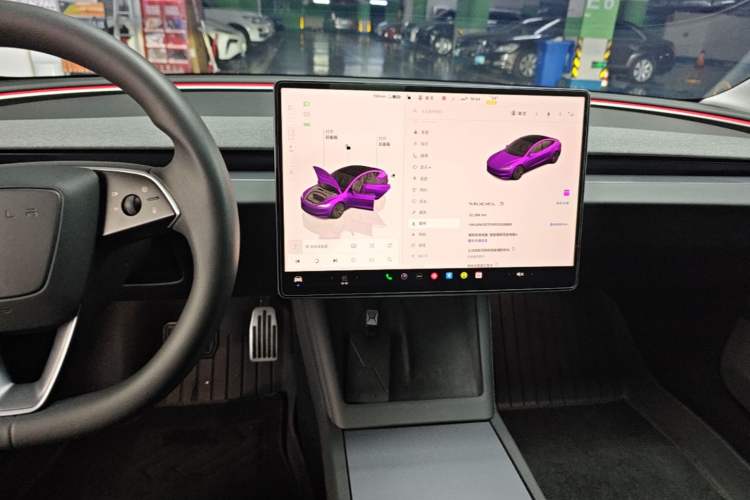 Used Tesla Model 3 2023 Rear-Wheel-Drive Version Audio And AC Panel