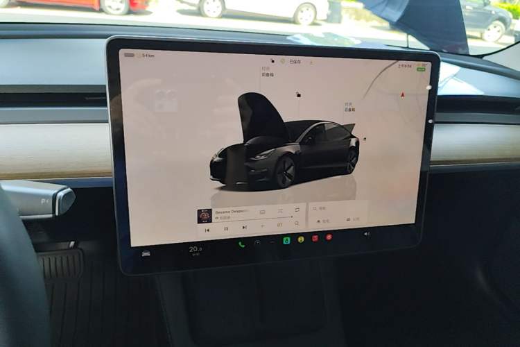 Used Tesla Model 3 2023 Rear-Wheel-Drive Version Audio And AC Panel