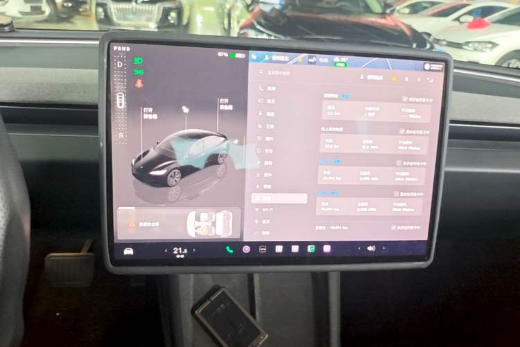 Used Tesla Model 3 2023 Rear-Wheel-Drive Version Audio And AC Panel