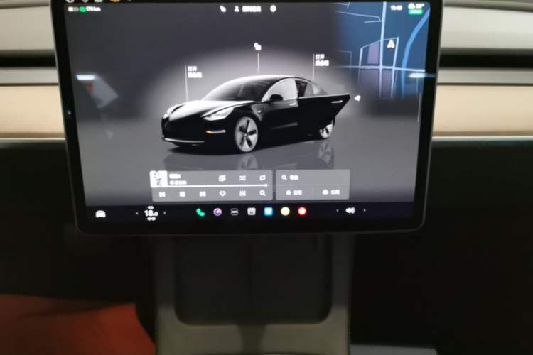 Used Tesla Model 3 2023 Rear-Wheel-Drive Version Audio And AC Panel