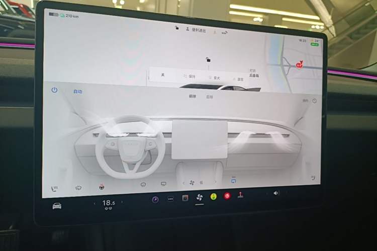 Used Tesla Model 3 2023 Rear-Wheel-Drive Version Audio And AC Panel