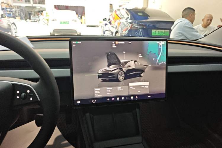 Used Tesla Model 3 2023 Long-Range All-Wheel-Drive Version Audio And AC Panel