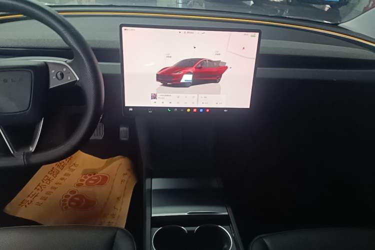 Used Tesla Model 3 2023 Rear-Wheel-Drive Version Audio And AC Panel