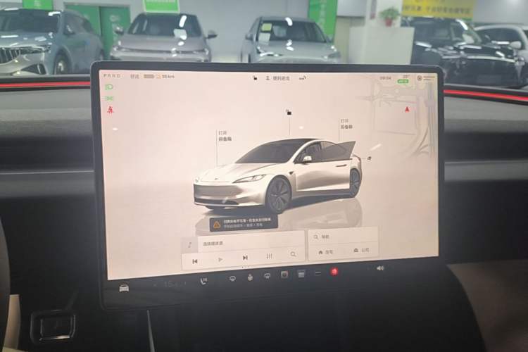 Used Tesla Model 3 2023 Rear-Wheel-Drive Version Audio And AC Panel