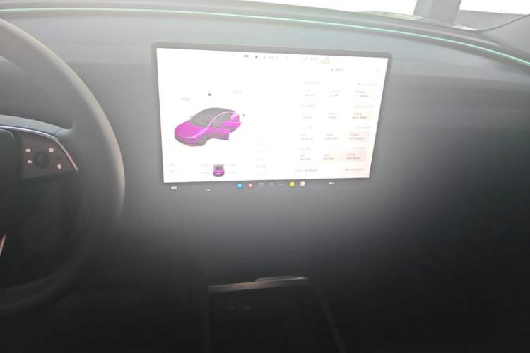 Used Tesla Model 3 2023 Rear-Wheel-Drive Version Audio And AC Panel