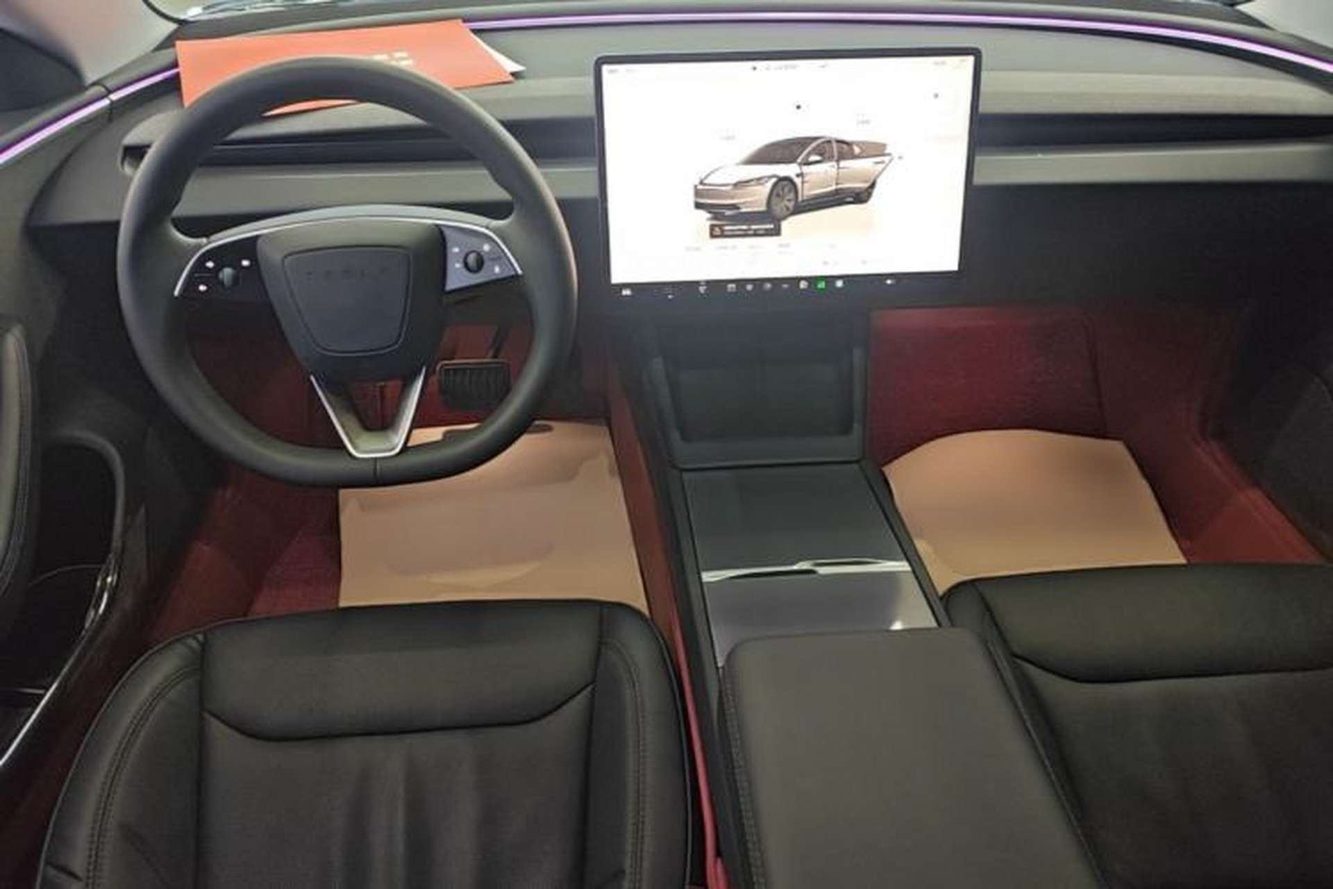 Used Tesla Model 3 2023 Rear-Wheel-Drive Version Center Console