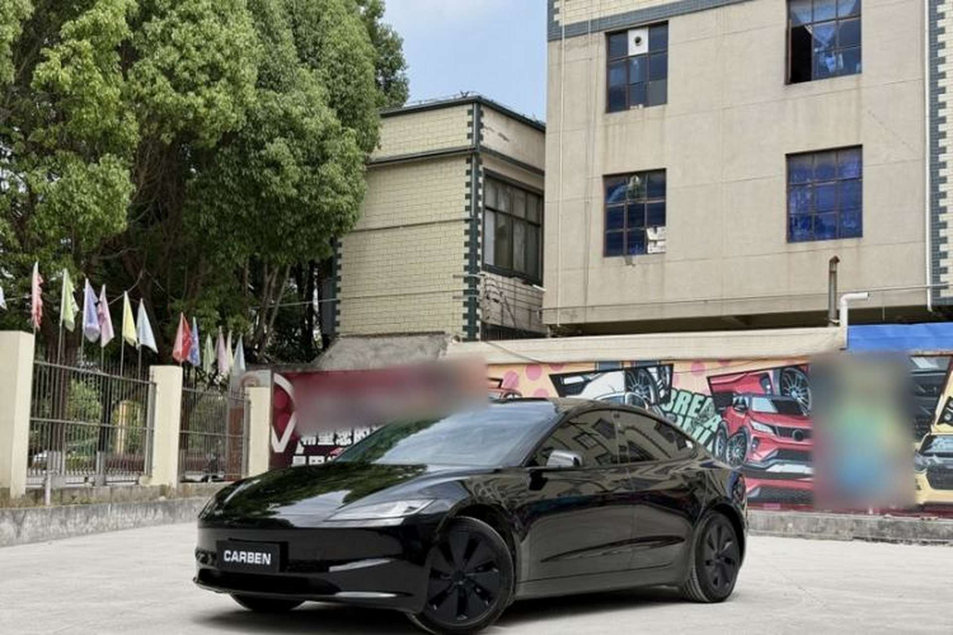 Used Tesla Model 3 2023 Rear-Wheel-Drive Version Front Left 45 Deg