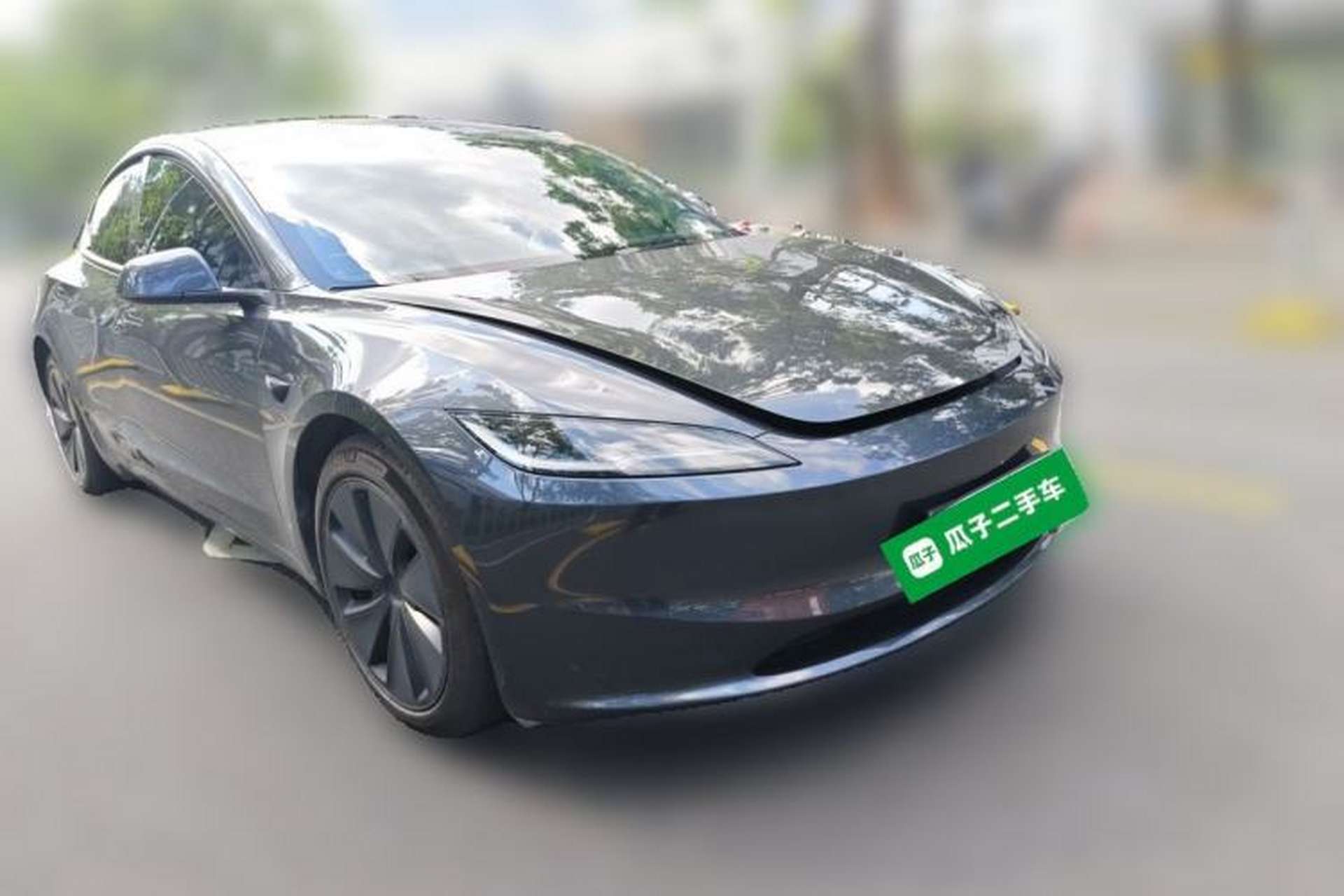 Used Tesla Model 3 2023 Rear-Wheel-Drive Version Front Right 45 Deg